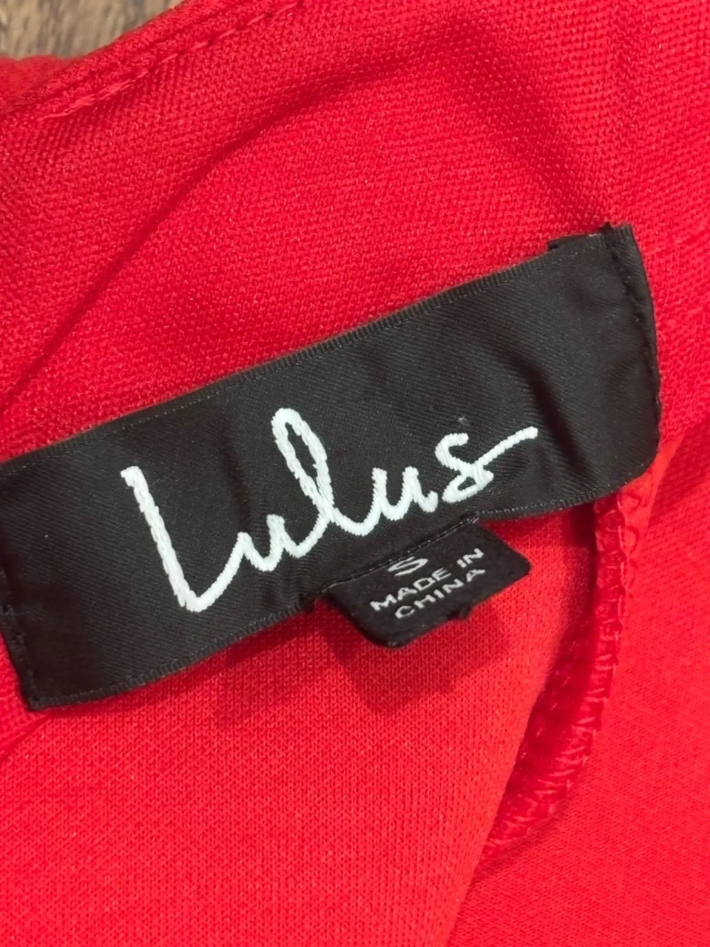 Lulu's NWT Flaunt It Red Bodycon Bodycon Mini Dress Size Small - Picture 9 of 10